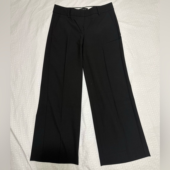Talbots: NWT: Elegant Black Wide-Leg Women's Pants - Picture 1 of 7